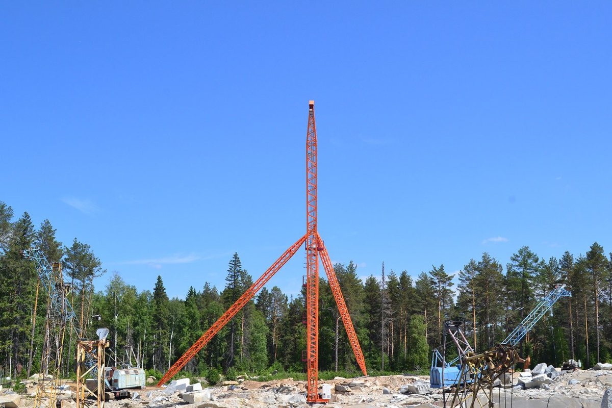 Деррик кран