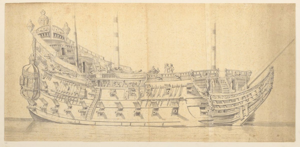 Ван де Вельде парусники 17 века