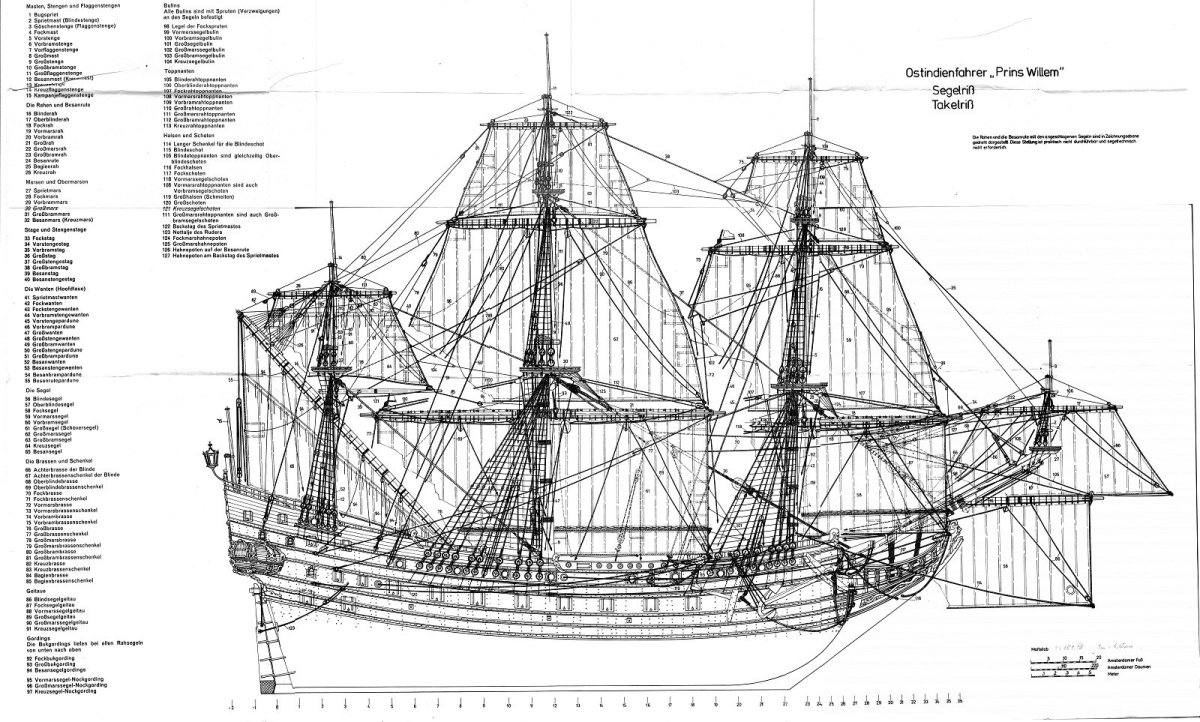 Prins Willem 1649 ship чертежи