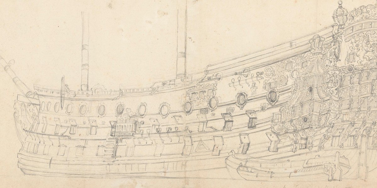 Le Soleil Royal 1669 чертежи