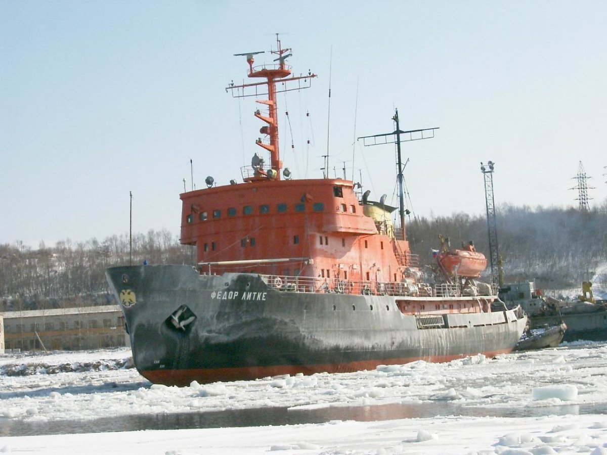 Ледокол ледорез Федор Литке