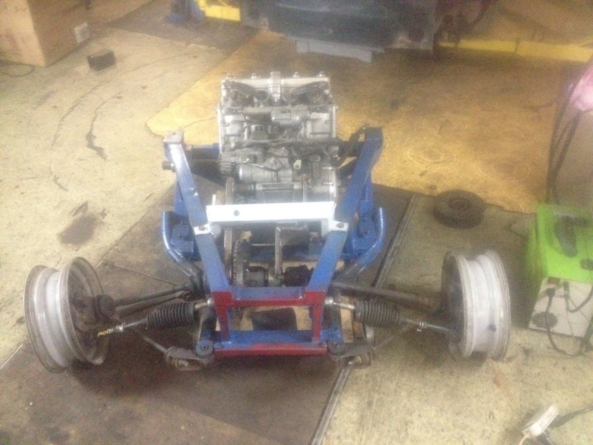 Ока с двигателем от Yamaha r1