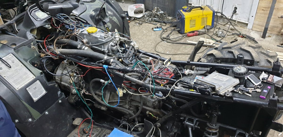 Стелс 500 с двигателем от Оки