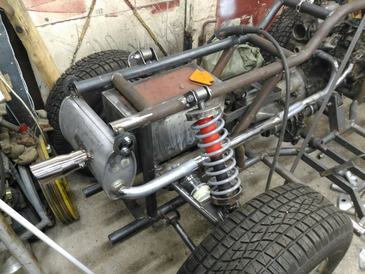 Глушитель от Оки на квадроцикл CF Moto