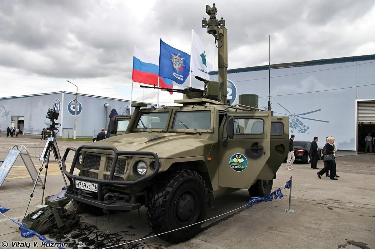 ГАЗ 2330 тигр с боевым модулем