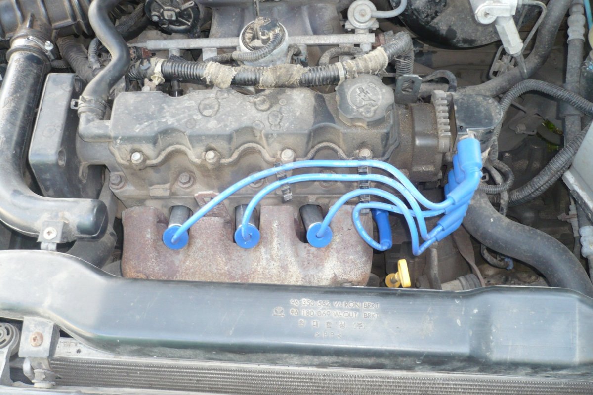 Бронепровода на Дэу Нексия 16 клапанов расположение