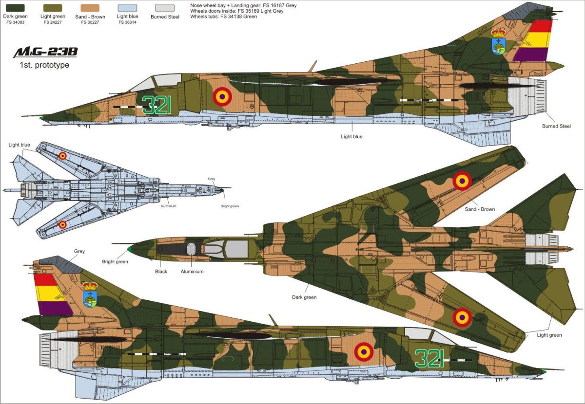 Самолет миг 23 млд