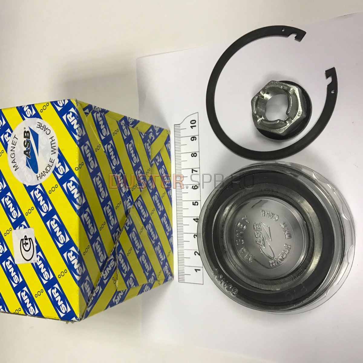 Передний ступичный подшипник Рено Дастер 2 дизель с АБС артикул