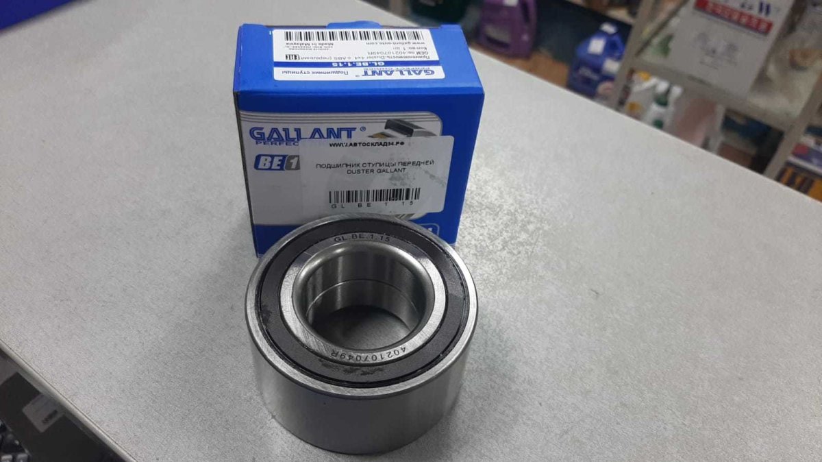 Подшипник задней ступицы Рено Дастер 4х4 артикул