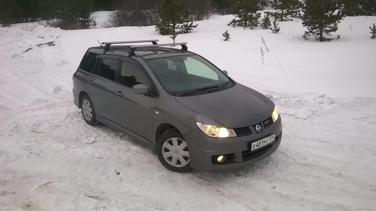 Nissan Wingroad y12 рейлинги