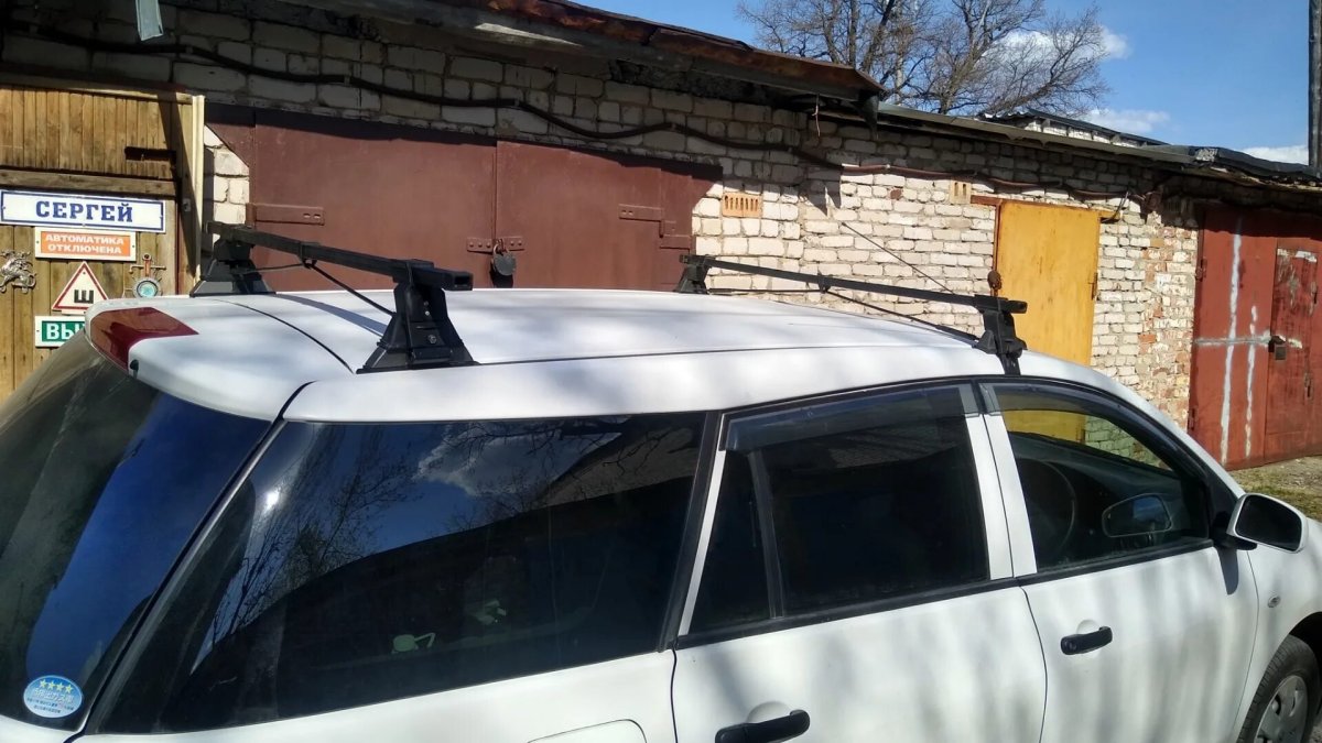 Багажник на Рено Дастер 2021 на рейлинги