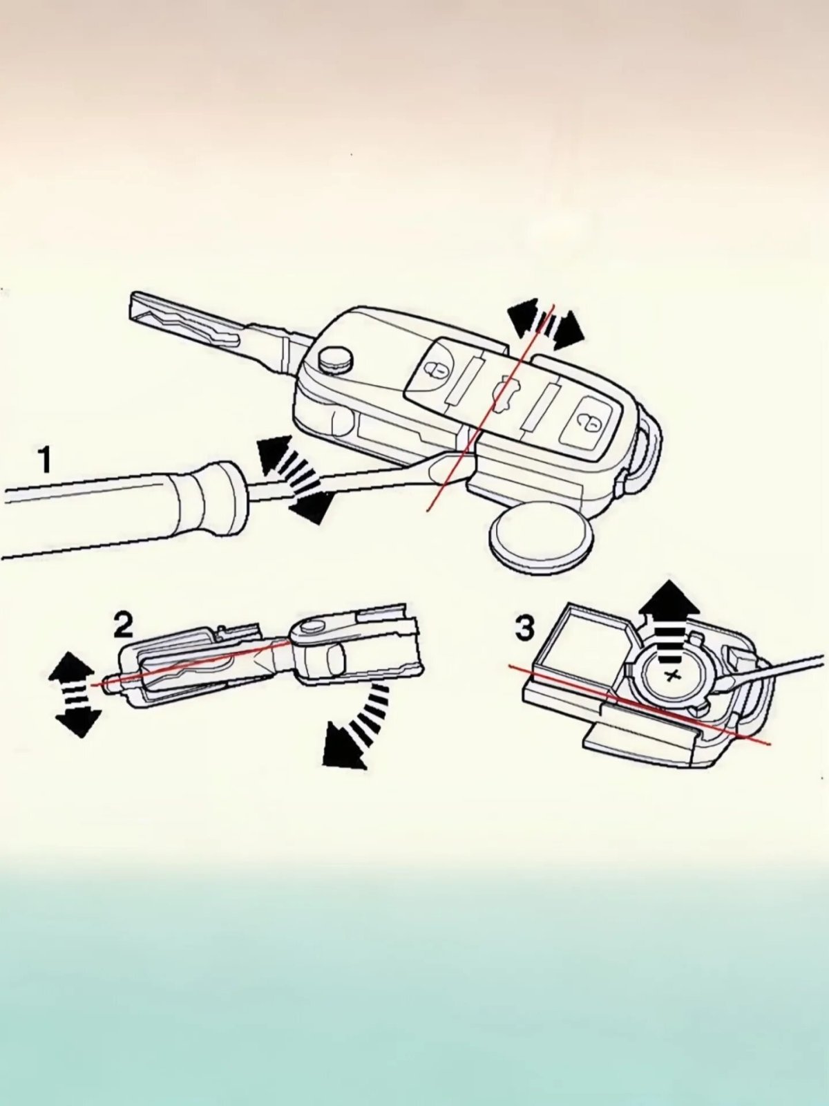 Батарейка в ключ Фольксваген гольф 4