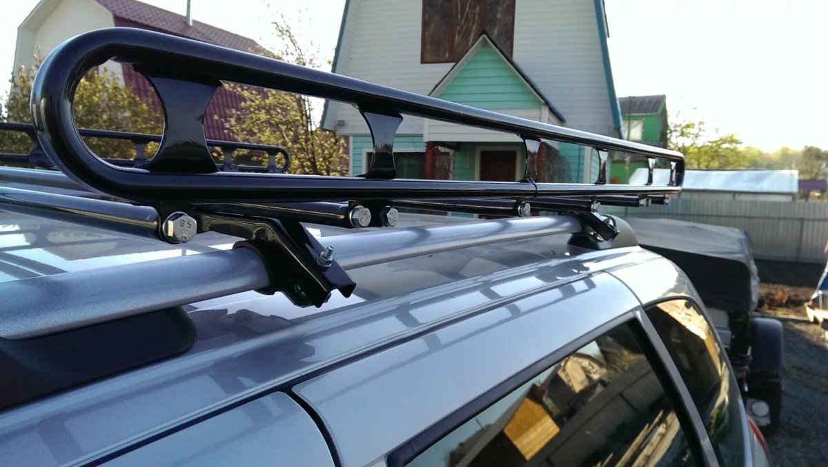 Багажник на крышу Калина 2 универсал на рейлинги