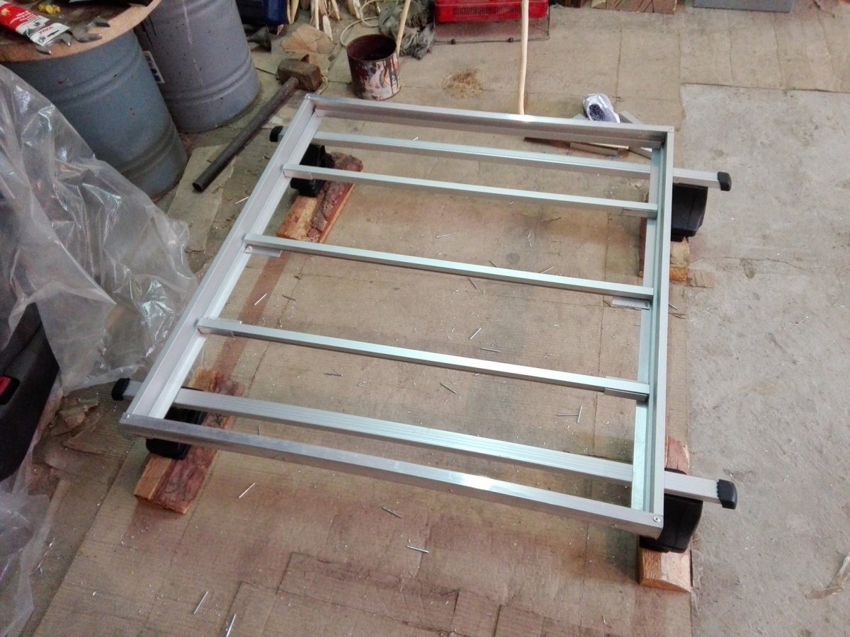 Багажник на крышу ГАЗ 3110 своими руками