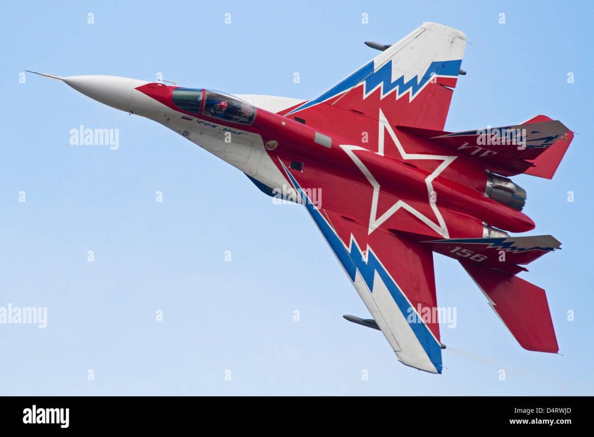 Картина по номерам миг-29