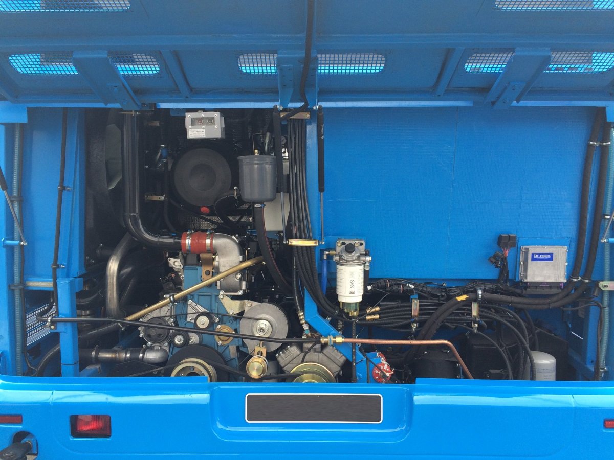 Моторный отсек автобуса ЛИАЗ 5292