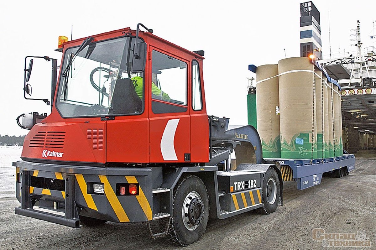 Портовый тягач sisu tr 181al