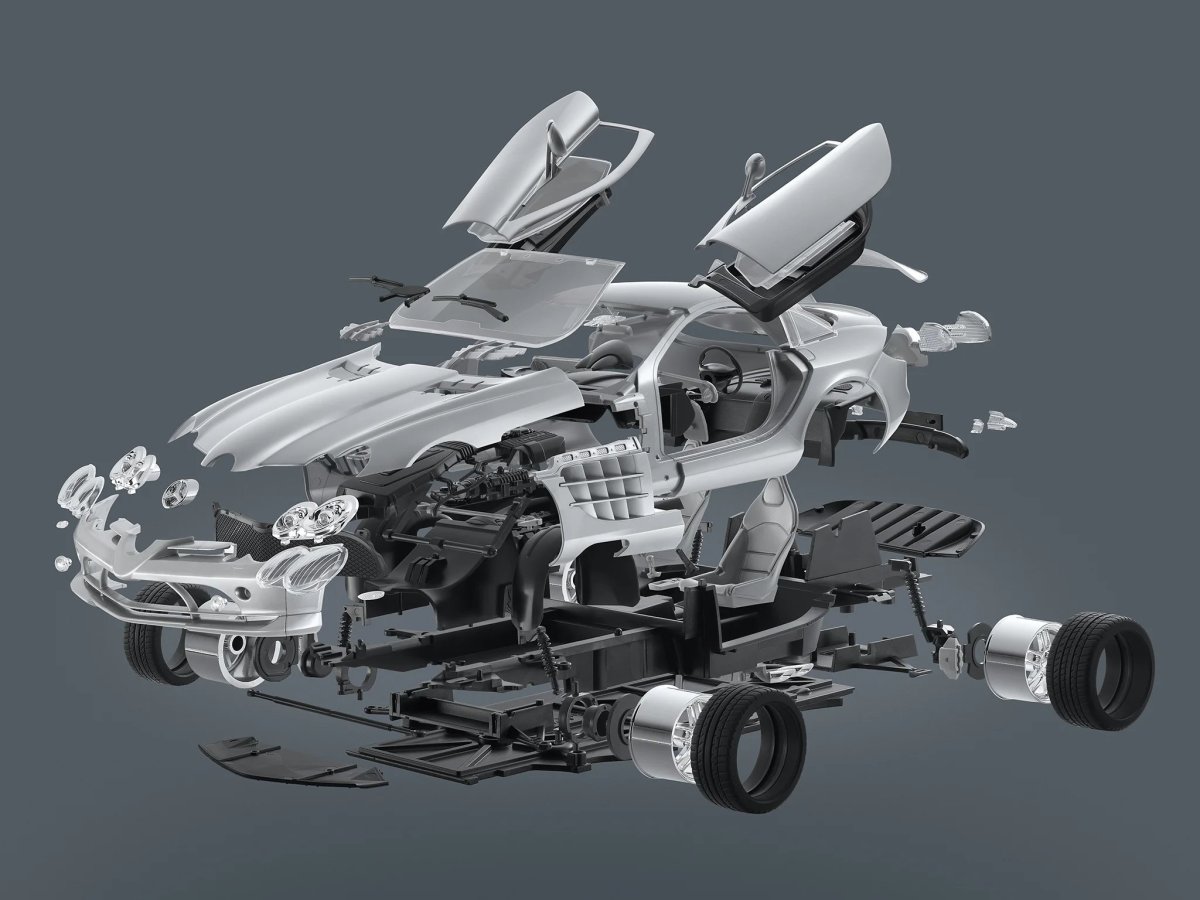 Exploded view автомобиля