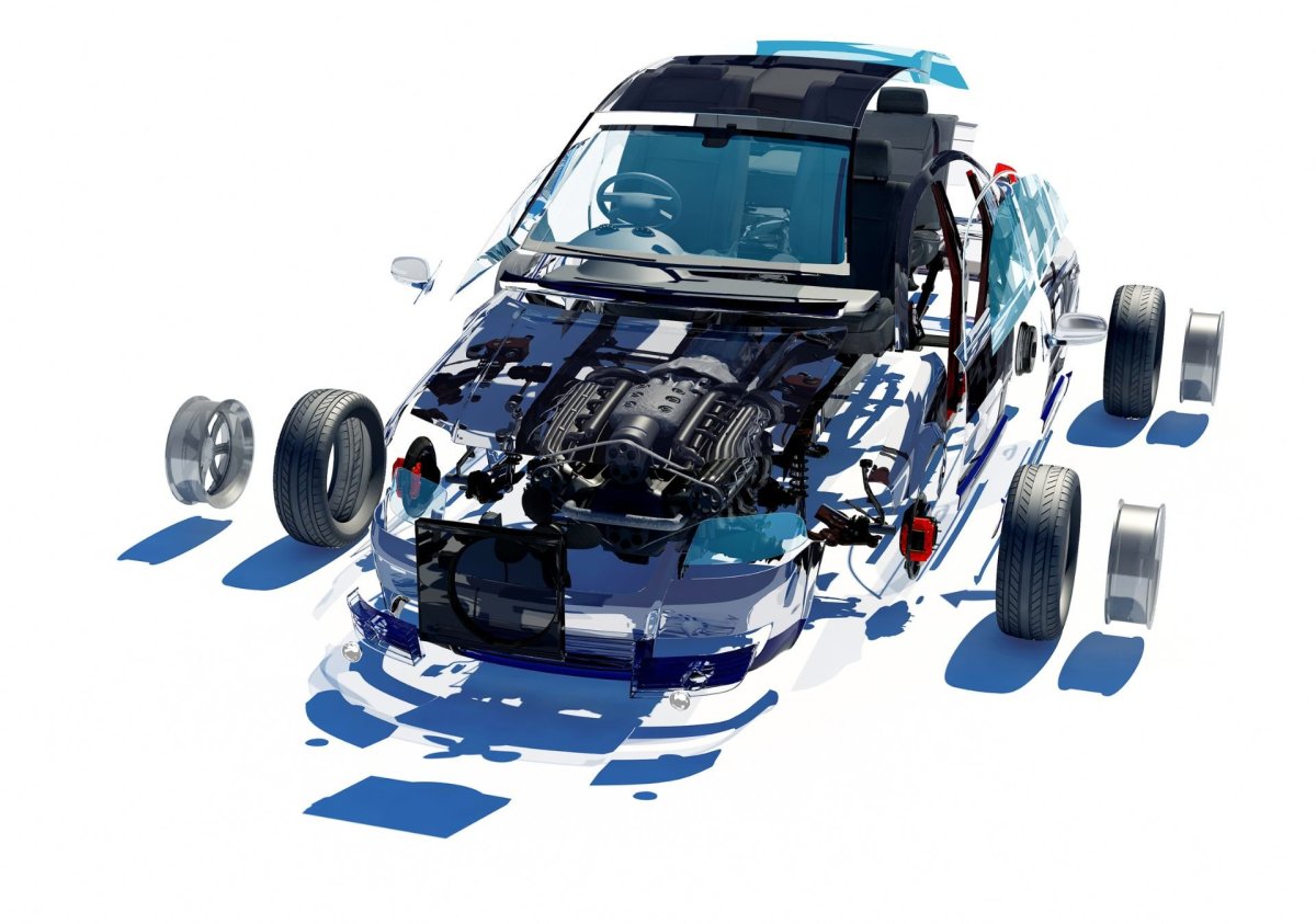 Разобранная машина