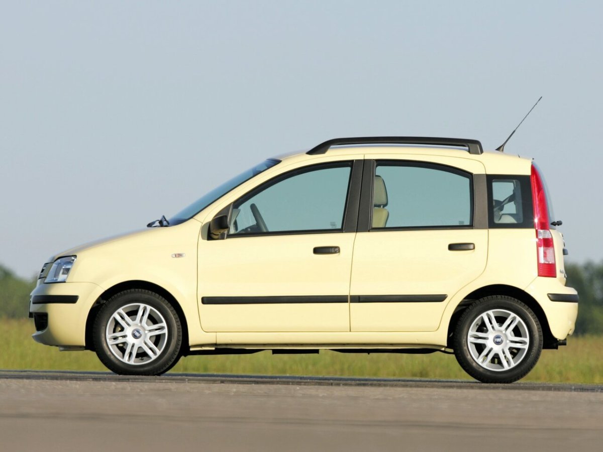 Фиат Панда желтая