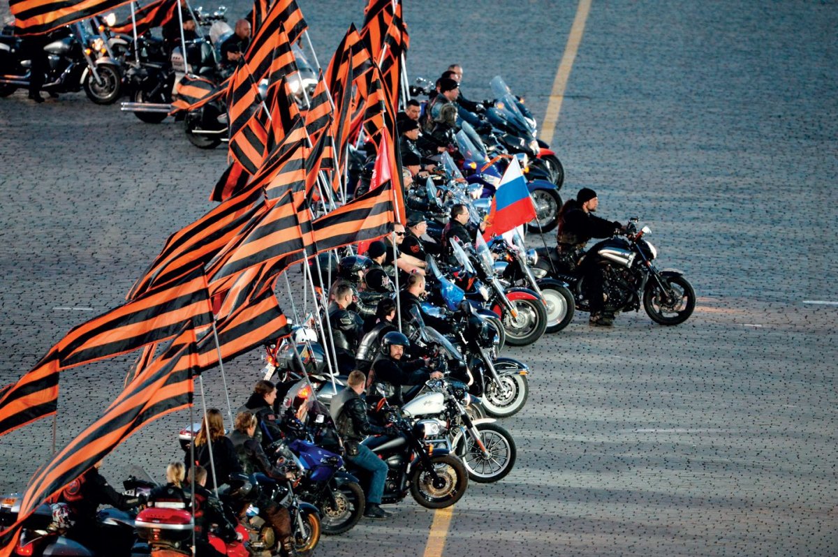Ночные волки байкеры 9 мая