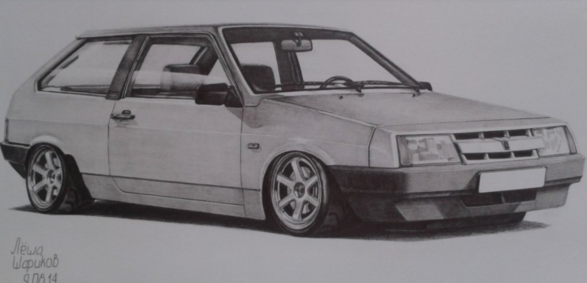 Скетч ВАЗ 2109