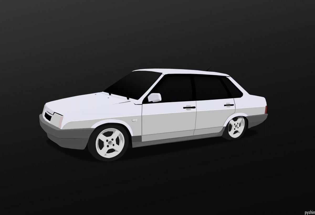 Лада 21099 белая
