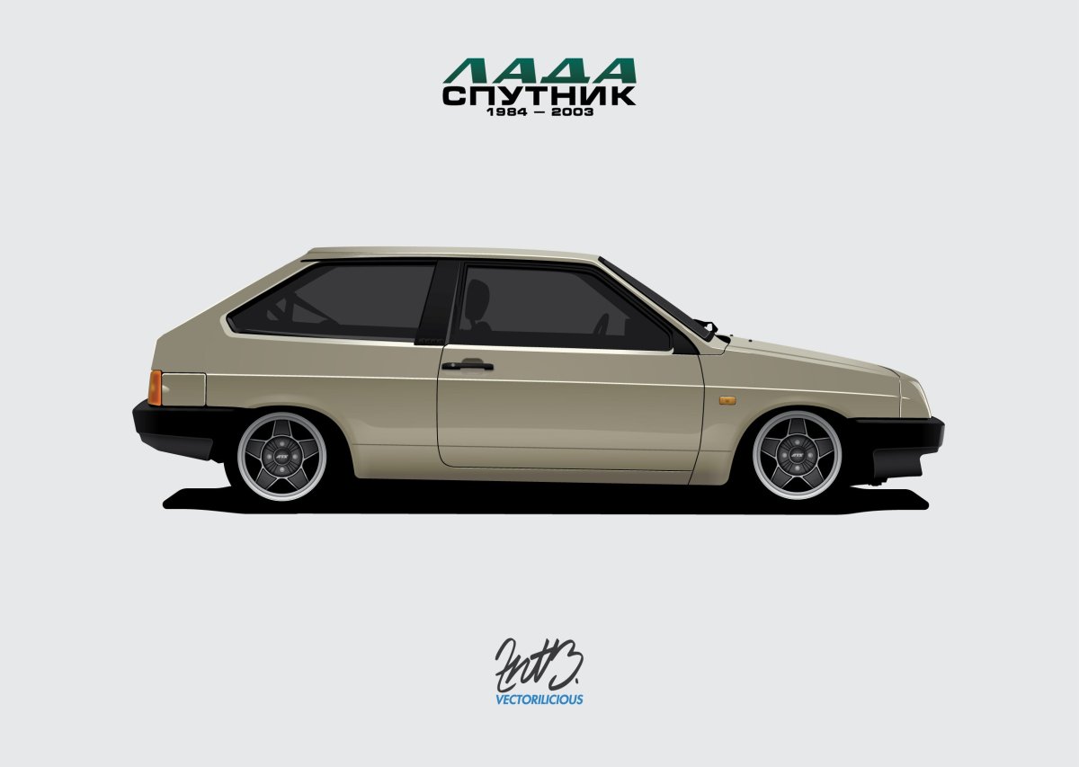 ВАЗ 2108 вид сбоку