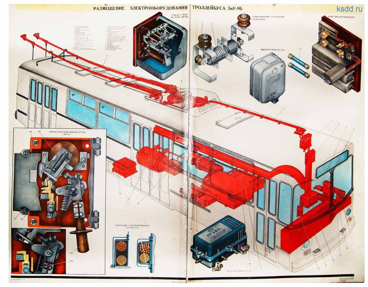 Троллейбуса ЗИУ 682 двигатель
