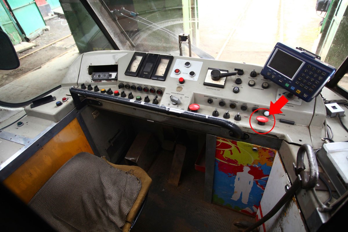 Трамвай Татра т1 кабина