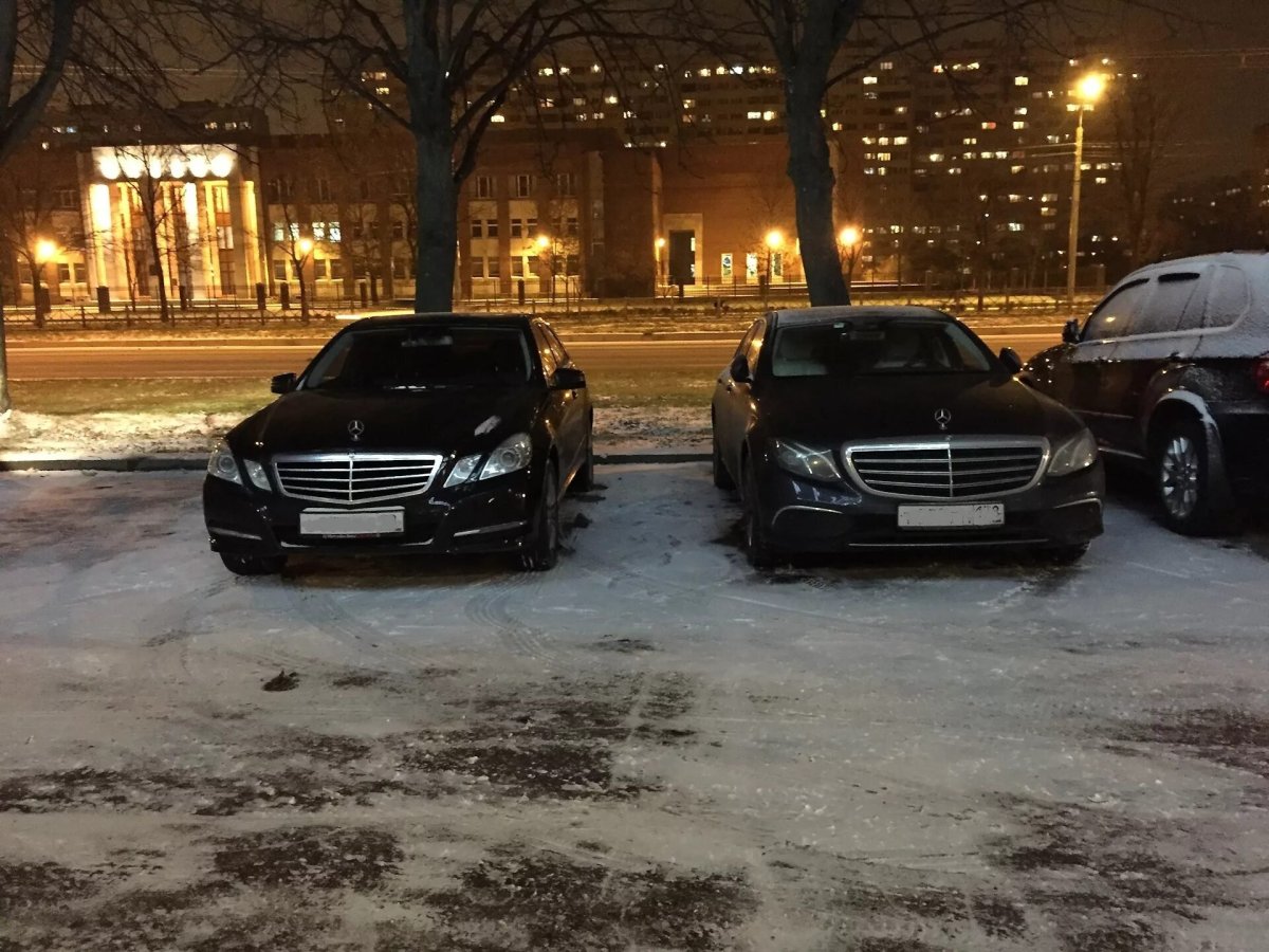 Мерседес w212 зимой