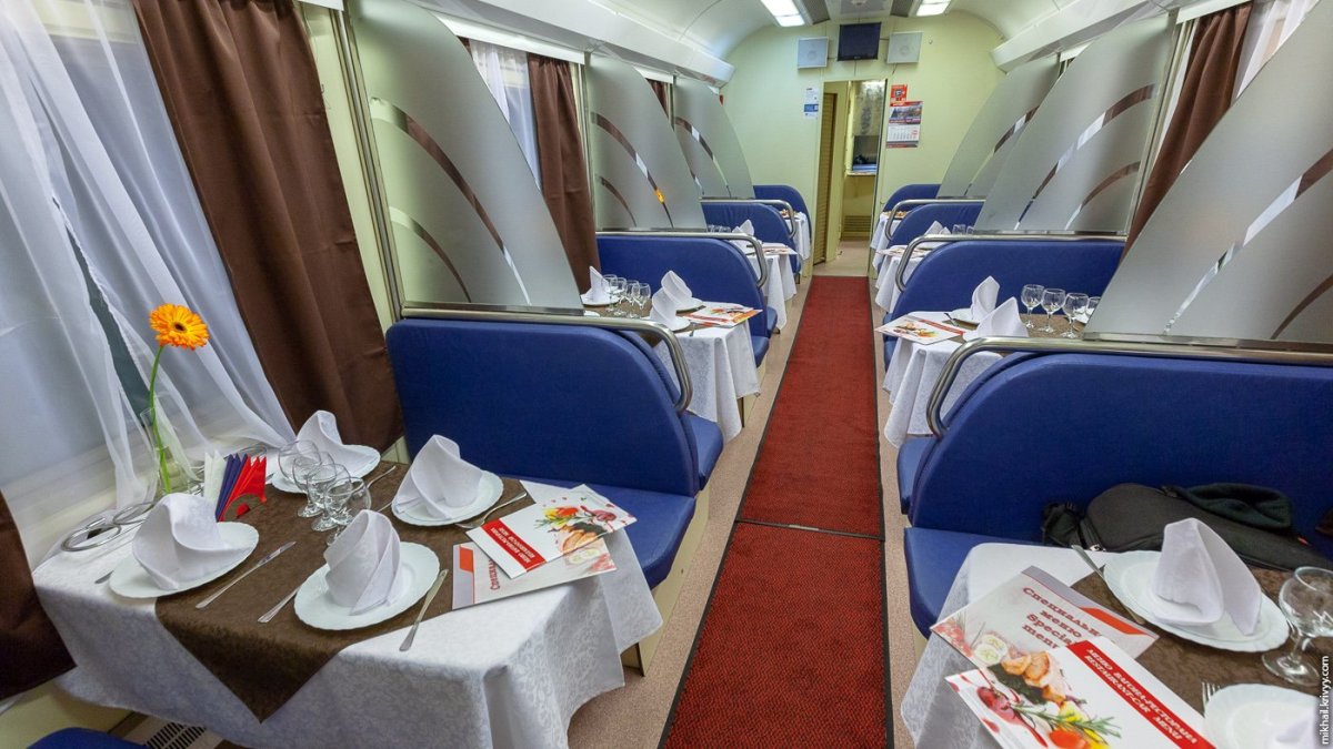 Северная Пальмира вагон ресторан