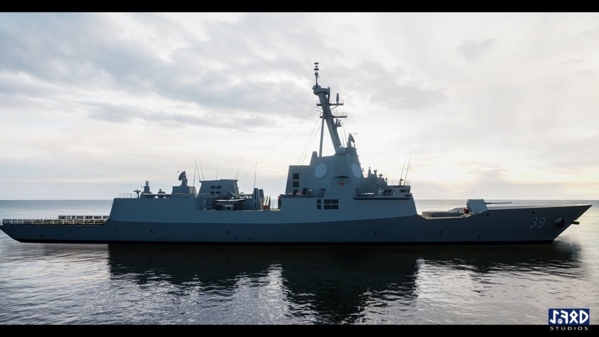 HMAS Sydney из бумаги