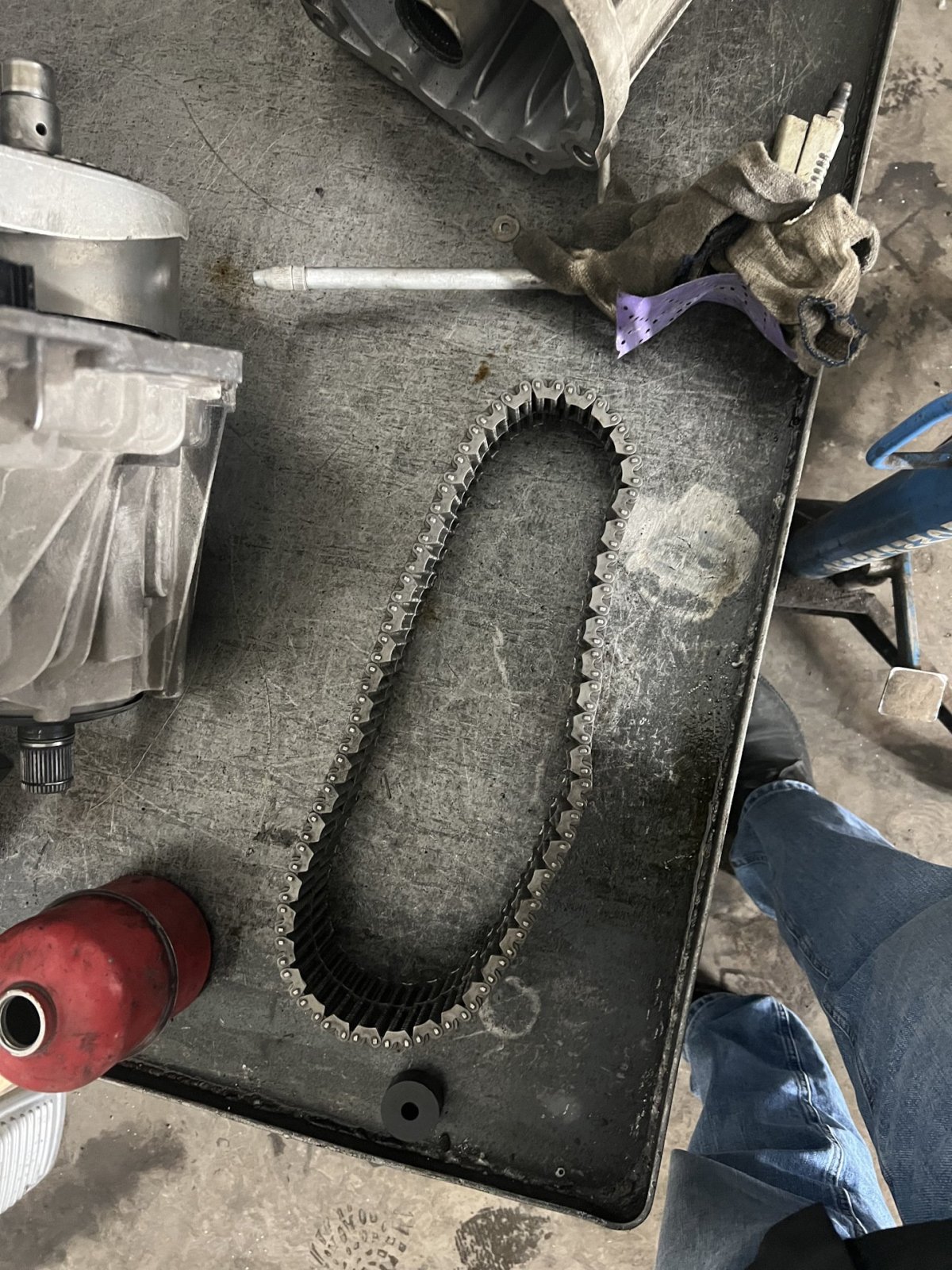 242 Раздатка замена цепи