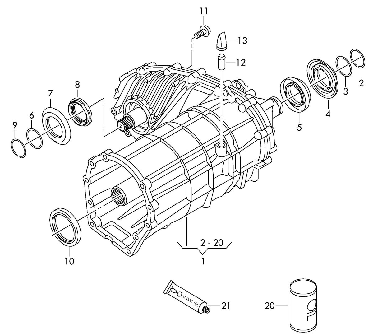 Раздатка Ауди q7 дизель 3.0