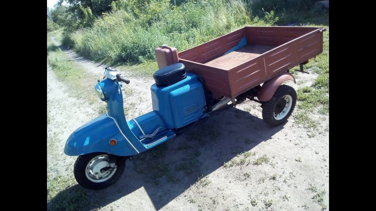 Грузовой мотороллер муравей 2