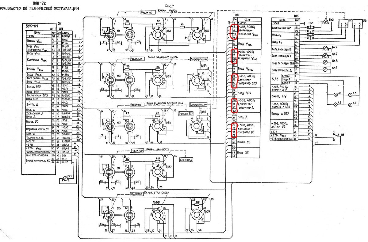 Прибор навигационный плановый ПНП-72