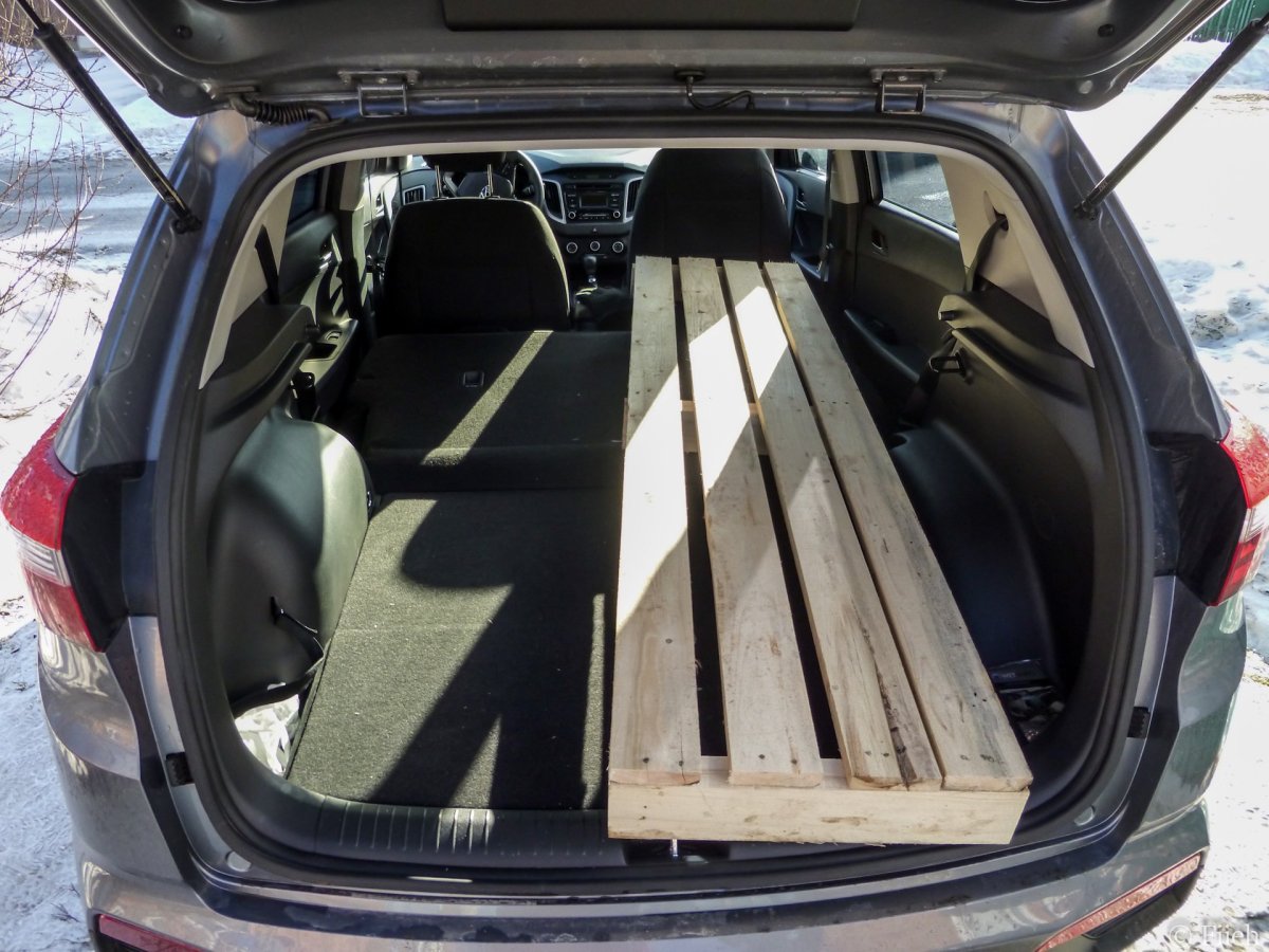 Хендай Крета салон багажник