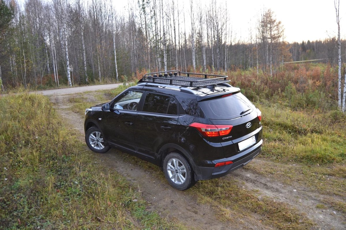 Багажник на крышу Hyundai Creta без рейлингов
