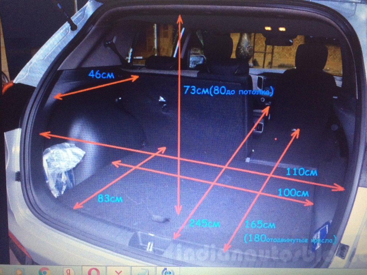 Габариты багажника ВАЗ 2111 универсал