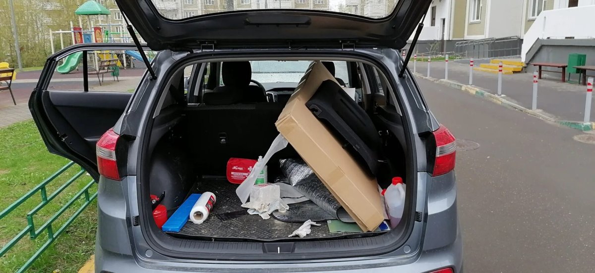 Creta размер багажника