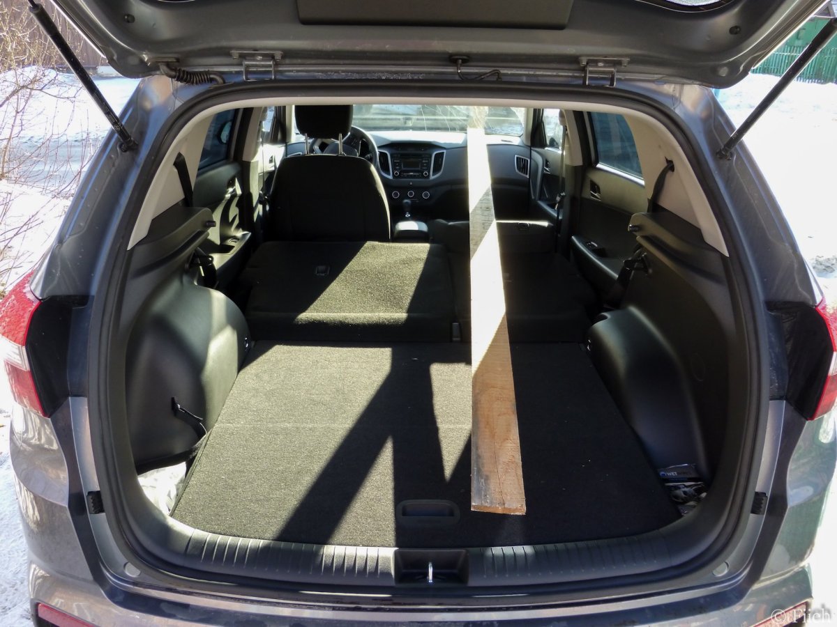 Hyundai Creta габариты багажника