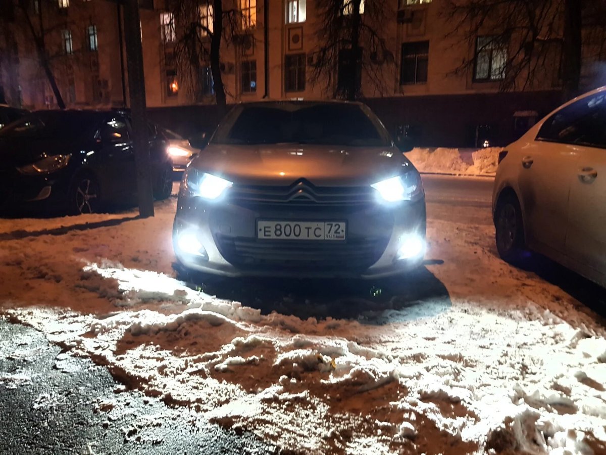 Led в Ситроен с4