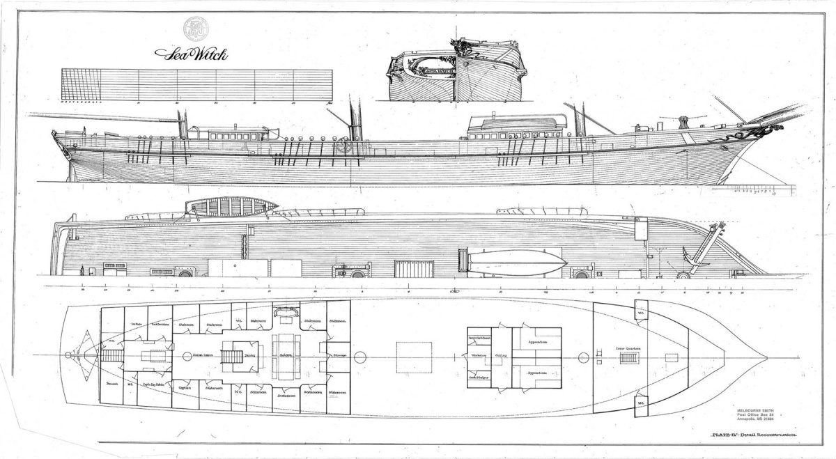 Клипер Гайдамак чертеж