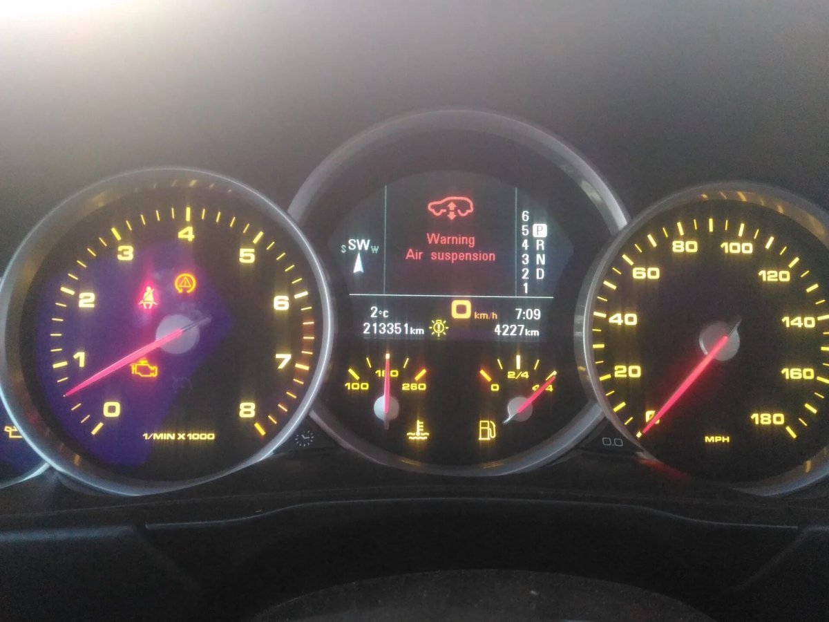 Как на Порше изменить промежуточное обслуживание