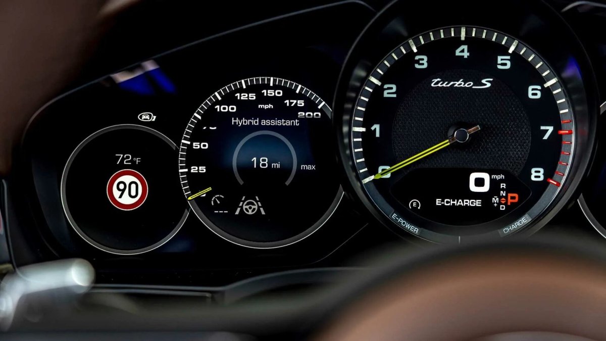 Porsche Cayenne Turbo s спидометр