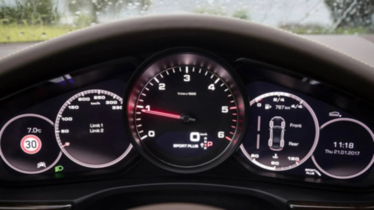 Porsche Panamera спидометр