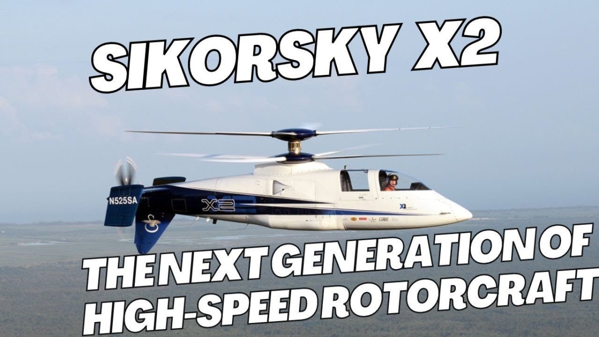 Sikorsky x2 вертолет