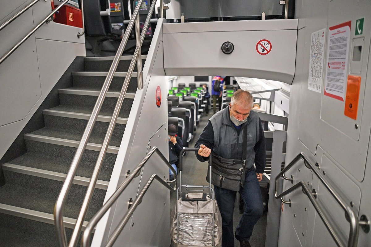 Представлен проект двухэтажного поезда для МЦК