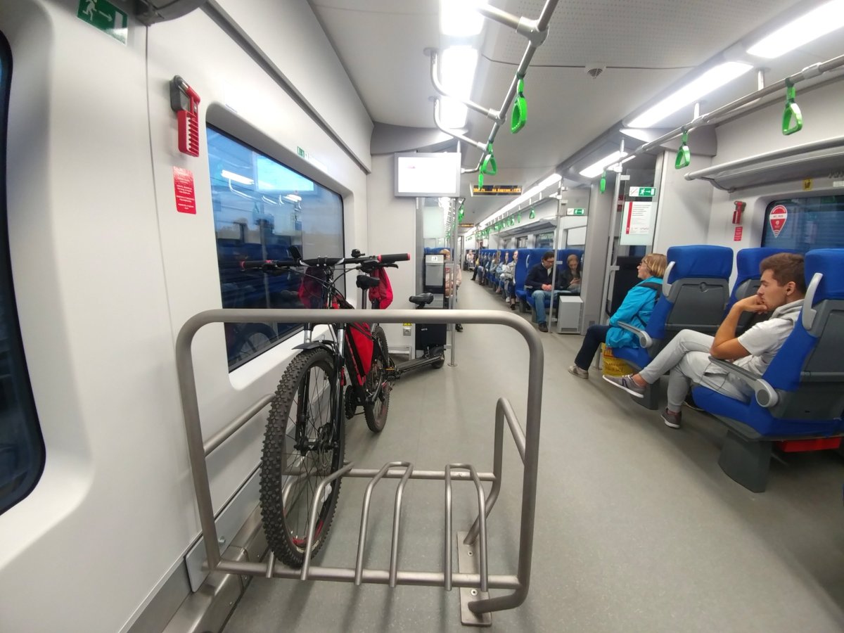 Поезд Ласточка МЦК туалет